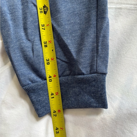 Blue Jogger Pants with Black Drawstring - Picture 7 of 9